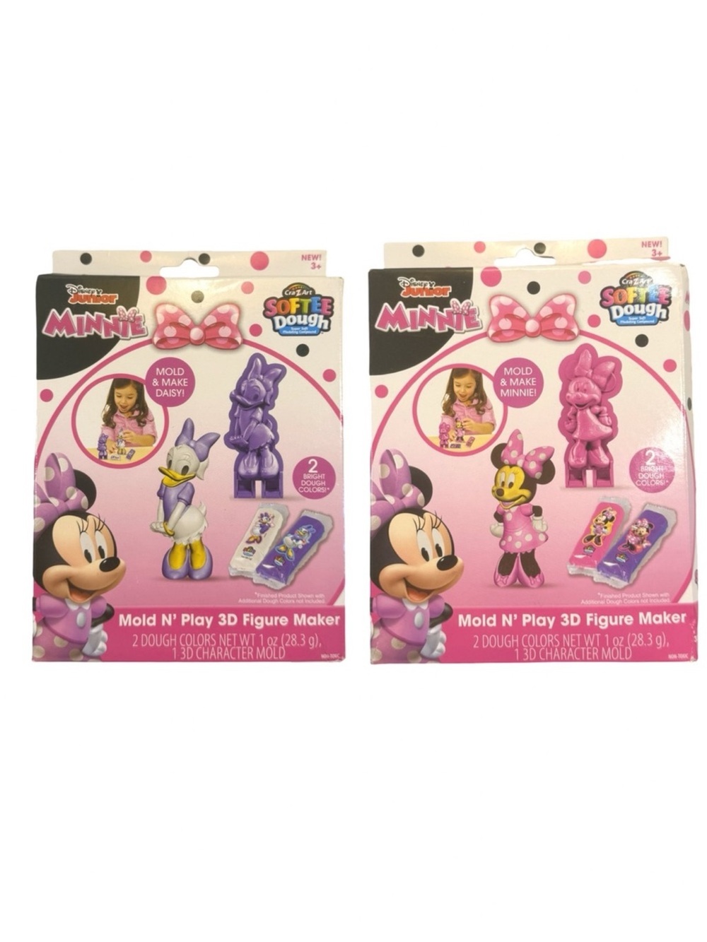 2 Disney Mold N Play 3D Figure Maker